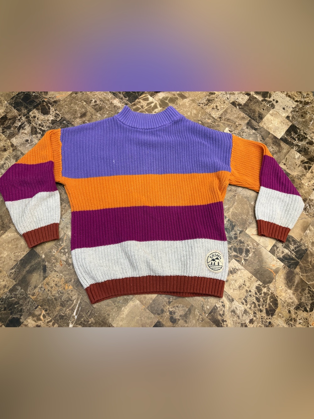 Souris mini sweater tripes 6 years